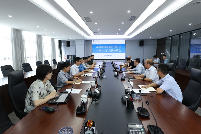 北京瀚锐氢能科技公司来PP电子游戏集团进行工作交流