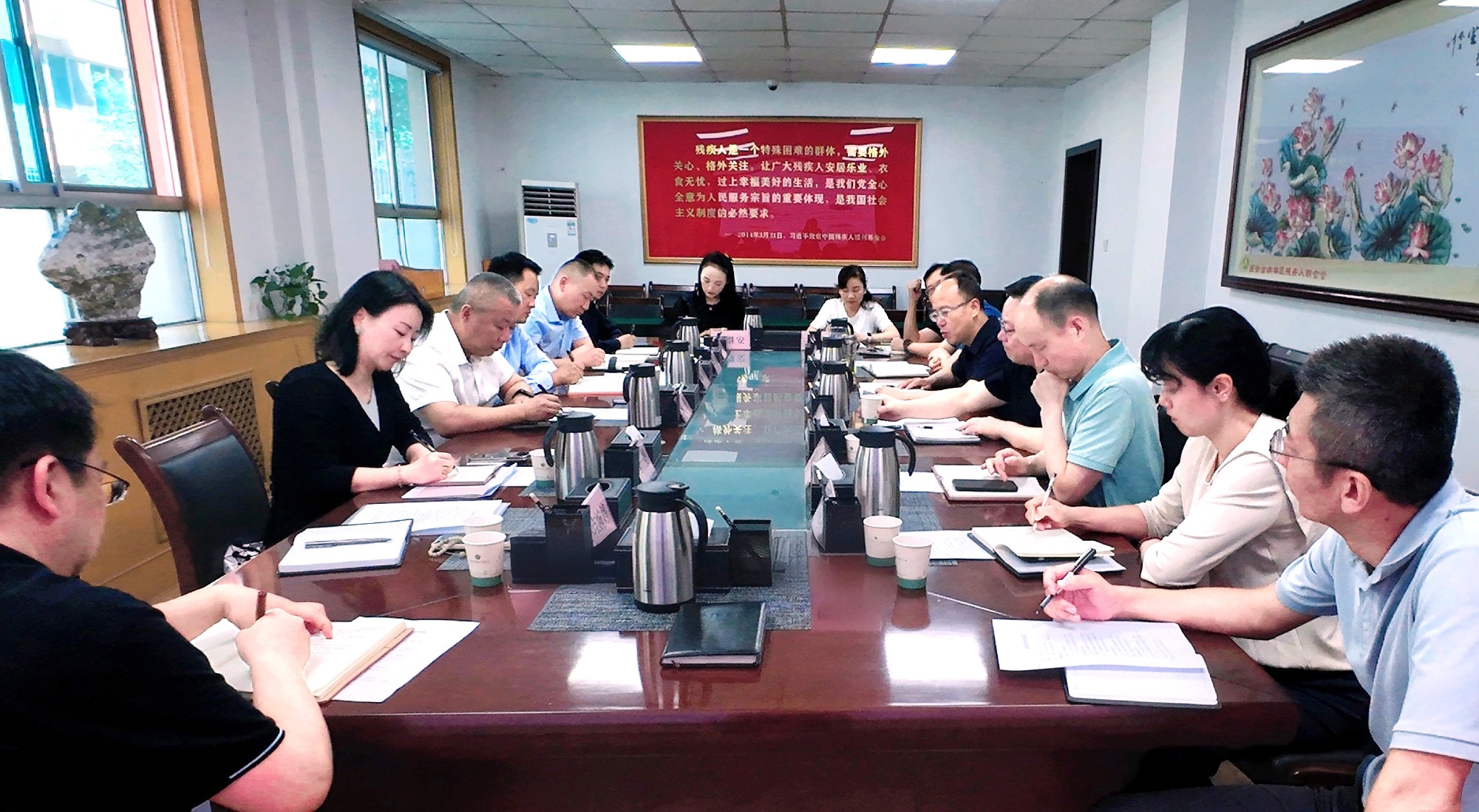 强盛一行赴西安市残疾人联合会开展专题调研——共商残疾人康复养老事业发展，探索科技助残服务新模式